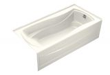 Alcove soaking Bathtub with Center Drain Kohler Mariposa 6 Ft Right Hand Drain with Integral Tile