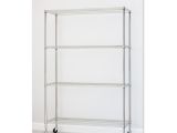 Alera Wire Shelving Garment Rack Costco Alera Complete Wire Shelving Unit with Casters Four Shelf 48 X 18