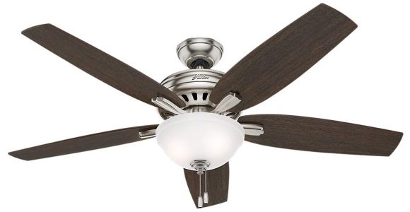 Amazon Ceiling Fans with Lights Hunter 54162 Newsome Ceiling Fan with Light 56 Brushed Nickel