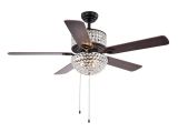 Amazon Ceiling Fans with Lights Warehouse Of Tiffany Cfl 8170bl Laure Crystal 6 Light 52 Ceiling