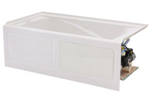 American Standard Bathtub Stopper American Standard Everclean 60 In Acrylic Left Drain
