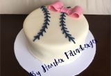 Angels Baseball Cake Decorations Bows and Baseballs Gender Reveal Cake and Cake Pops for All Your