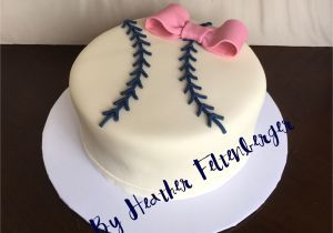 Angels Baseball Cake Decorations Bows and Baseballs Gender Reveal Cake and Cake Pops for All Your