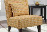Anna Weathered Blue Accent Chair Shop Anna Yellow Houndstooth Accent Chair Free