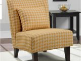 Anna Weathered Blue Accent Chair Shop Anna Yellow Houndstooth Accent Chair Free