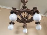 Antique 1920 Ceiling Light Fixtures Antique Spanish Revival Hammered Chandelier Marked Virden 1930