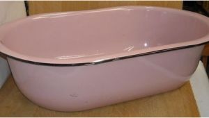 Antique Baby Bathtub Details About Vintage Antique Rare Pink Enamelware Baby