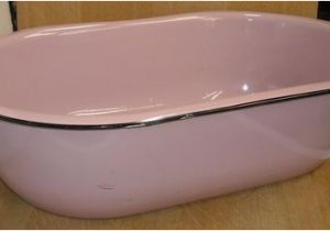 Antique Baby Bathtub Details About Vintage Antique Rare Pink Enamelware Baby