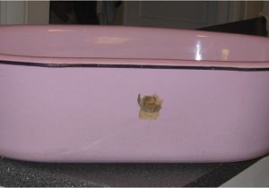 Antique Baby Bathtub Vintage Pink Enamel Baby Bathtub French Chic Planter