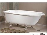 Antique Claw Foot Bathtub Cheviot Traditional Cast Iron Claw Foot Bathtub White