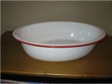 Antique Enamel Baby Bathtub Vintage 40s Enamelware Baby Bath Tub 18 X 14 Oval