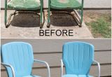 Antique Metal Lawn Chairs Repaint Old Metal Patio Chairs Diy Paint Outdoor Metal Motel Chairs