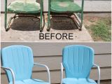 Antique Metal Lawn Chairs Repaint Old Metal Patio Chairs Diy Paint Outdoor Metal Motel Chairs