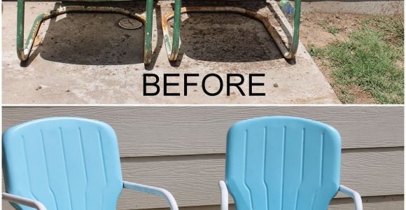 Antique Metal Lawn Chairs Repaint Old Metal Patio Chairs Diy Paint Outdoor Metal Motel Chairs