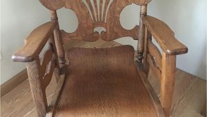 Antique Sewing Chair with Storage original Antique Primitive Press Back Rocking Chair 1890 1900 S