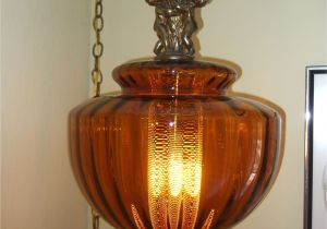 Antique Tiffany Lamp Parts Cherub Amber Swag Lamp that I Designed and Made From Different Lamp