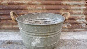 Antique Tin Bathtubs for Sale Antique Metal Galvanized Wash Bin Tub Rope Handles