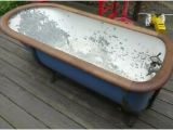 Antique Tin Bathtubs for Sale Rare Vintage Antique Galvanized Metal Clawfoot Bathtub W