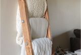 Antique Wooden Blanket Rack Diy Wood and Metal Pipe Blanket Ladder Pinterest Blanket Ladder