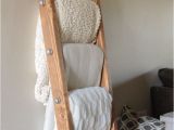 Antique Wooden Blanket Rack Diy Wood and Metal Pipe Blanket Ladder Pinterest Blanket Ladder