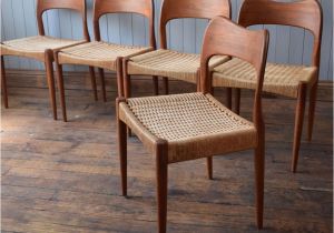 Antique Wooden Captains Chairs Vintage Arne Hovmand Olsen Mk Teak Danish Dining Chairs original