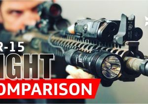 Ar15 Tactical Light Ar 15 Flashlight Comparison Streamlight Vs Surefire Youtube