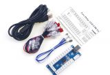 Arcade button Light Switch Arcade Diy Kits Parts Usb Encoder to Pc Happ Style Joystick Gilded