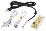 Arcade button Light Switch Arcade Usb Encoder Pc to Joystick Control Panel for Mame 2pin