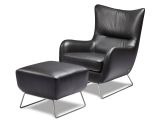 Archibald Leather Accent Chair American Leather Accent Chair Liam Chair Ottoman