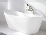 Are Acrylic Bathtubs Durable 66" Ennis Acrylic Freestanding Slipper Tub Bathroom