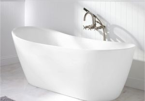 Are Acrylic Bathtubs Durable 66" Ennis Acrylic Freestanding Slipper Tub Bathroom