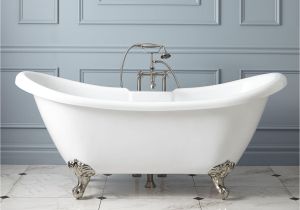 Are Bathtubs Acrylic Clawfoot Tubs Cast Iron Acrylic and Copper
