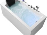 Ariel Bath Whirlpool Bathtub Ariel Platinum 59 In Acrylic Right Drain Rectangular
