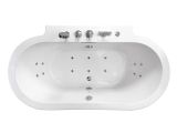 Ariel Platinum Whirlpool Bathtub Ariel Freestanding Whirlpool Bathtub Platinum Am128jdclz