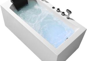 Ariel Platinum Whirlpool Bathtub Ariel Platinum 59 In Acrylic Right Drain Rectangular