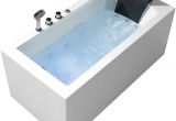 Ariel Whirlpool Bathtub Ariel Platinum 59 In Acrylic Left Drain Rectangular