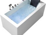 Ariel Whirlpool Bathtub Ariel Platinum 59 In Acrylic Left Drain Rectangular