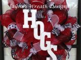 Arkansas Razorback Decor Arkansas Razorbacks Wreaths Hogs Jayne S Wreath Designs On Fb
