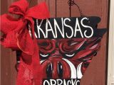 Arkansas Razorback Decorating Ideas Details About Arkansas Razorback Hanging New Signed Licensed
