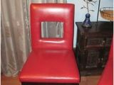 Armless Leather Accent Chair Faux Leather Armless Accent Chair Red Great