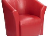 Armless Swivel Accent Chair Elements Rocket Rivera Red Swivel Accent Chair 7r609