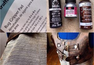 Armor Shield Pool Floor Padding Clever Cosplay Tip Use A Rug Gripper Pad for Faux Chainmail Shirts