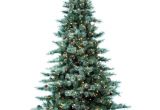 Artificial Decorative Pine Trees 7 5 Ft Pre Lit Led Glistening Pine Artificial Christmas Tree with