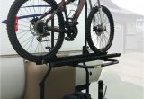 Arvika Airstream Bike Rack Arvika 2 Bike Rack On Travel Trailer with Bike Loaded Left View