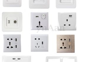 As Seen On Tv Light Switch Universal Uk Usb Outlet Wall Electrical Light Switch socket F Tv
