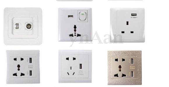 As Seen On Tv Light Switch Universal Uk Usb Outlet Wall Electrical Light Switch socket F Tv