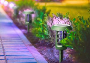 As Seen On Tv Outdoor Light solar Powered Uv Bug Zapper Led Garden Lamp Bug Zapper Garden