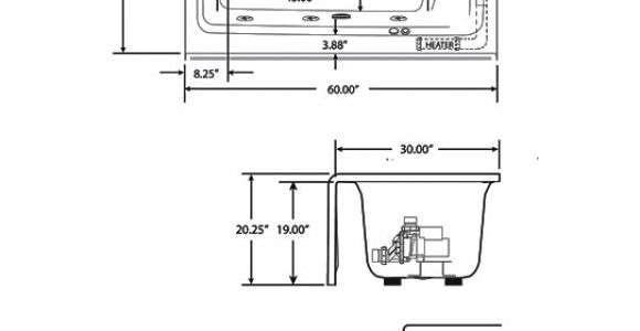 Average Bathtub soaking Depth Faucet