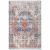 Aztec Print area Rug Nuloom Vintage Faded Olden Tribal Medallion Blue Rug 8 X 10