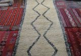 Aztec Print Rug Runner Beni Ourain Runner by Imports From Marrakesh Www